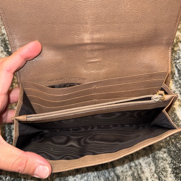 YSL Saint Laurent Paris Calfskin Y Line Flap Wallet Long Leather - Picture 6 of 7